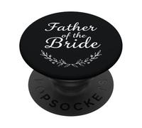 Père de la mariée | Proud Dad of The Bride - Elegant PopSockets PopGrip Adhésif