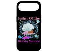 Père de l'anniversaire Sirène Noir Papa Hommes Sirènes Fête Coque pour iPhone Air