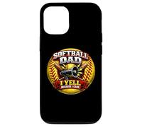 Père de Softball drôle, Je crie Parce Que Je m'en Soucie, Fille, père, Plaisir Coque pour iPhone 12/12 Pro