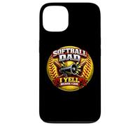 Père de Softball drôle, Je crie Parce Que Je m'en Soucie, Fille, père, Plaisir Coque pour iPhone 13