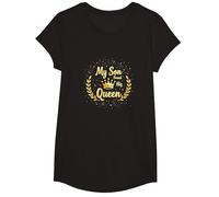 Père du marié : Mon Fils a trouvé sa Reine T-Shirt, Fille, Noir, L