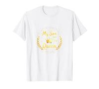 Père du marié : Mon Fils a trouvé sa Reine T-Shirt, Homme, Blanc, L