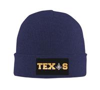 Père du Signe Maçonnique du Texas Homme Femme Bonnet De Pêcheur Élastique Skull Cap Confortable Bonnets Tricoté pour Course À Pied Sport Casque Moto