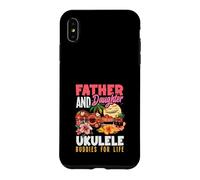 Père et Fille Ukulele Buddies for Life Lecteur de Musique Coque pour iPhone XS Max