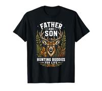 Père et Fils chassant des Copains pour la Vie Hunter Dad Husband T-Shirt