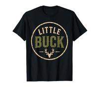Père et Fils chassant Little Buck Outdoor T-Shirt Graphique avec Valeur