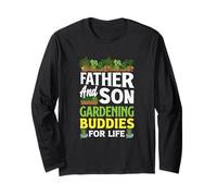 Père et Fils Gardening Buddies for Life Funny Gardening Manche Longue