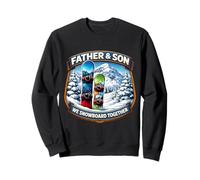 Père et Fils We Snowboard Together Snowboard Dad Boy Sweatshirt