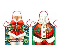 Père et Mère Noël, drôle de tablier mignon, tablier de cuisine pour Noël