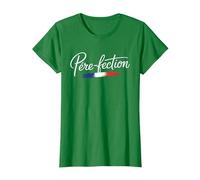 Père-Fection Cadeau Papa Humour Fête des Pères T-Shirt, Femme, Vert Kelly, S