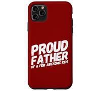 Père Fier, Quelques Enfants géniaux, Papas drôles, Papa, fête des pères Coque pour iPhone 11 Pro Max