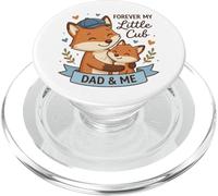 Père & Fils Fille Fox Love PopSockets PopGrip pour MagSafe