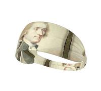 Père fondateur Thomas Jefferson Bandeaux anti-transpiration Bandeaux Bandeau antidérapant Sports de plein air Entraînement Course à pied Pour hommes Femmes