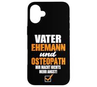Père Mari et ostéopathe ostéopathie ostéopathie Coque pour iPhone 16 Plus