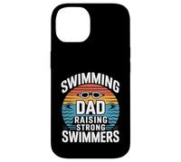 Père Nageur élevant de Bons nageurs, père de l'équipe de Natation Coque pour iPhone 14