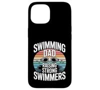 Père Nageur élevant de Bons nageurs, père de l'équipe de Natation Coque pour iPhone 15