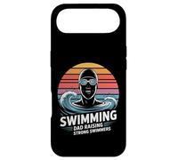 Père Nageur élevant de Bons nageurs, père de l'équipe de Natation Coque pour iPhone Air