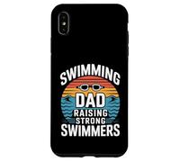 Père Nageur élevant de Bons nageurs, père de l'équipe de Natation Coque pour iPhone XS Max