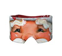 Père Noël 1 ombre à paupières confortable, cache-oreilles pour dormir, bandeau chaud et design double face peuvent tous être utilisés. Convient pour la méditation et le yoga.