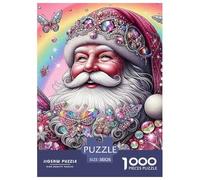 Père Noël 1000 Pièces Christmas Puzzles pour Adultes Un Puzzle Difficile Jeu De Puzzle pour Toute La Famille Divertissement Puzzles Classiques pour Adultes Et Enfants À Partir De Décoration De La Ma