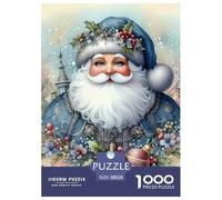 Père Noël 1000 Pièces Christmas Puzzles pour Adultes Un Puzzle Difficile Jeu De Puzzle pour Toute La Famille Divertissement Puzzles Classiques pour Adultes Et Enfants À Partir De Décoration De La Ma
