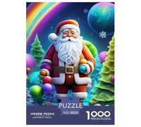 Père Noël 1000 Pièces Christmas Puzzles pour Adultes Un Puzzle Difficile Jeu De Puzzle pour Toute La Famille Divertissement Puzzles Classiques pour Adultes Et Enfants À Partir De Décoration De La Ma