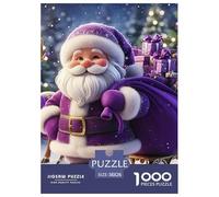 Père Noël 1000 Pièces Christmas Puzzles pour Adultes Un Puzzle Difficile Jeu De Puzzle pour Toute La Famille Divertissement Puzzles Classiques pour Adultes Et Enfants À Partir De Décoration De La Ma