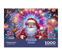 Père Noël 1000 Pièces Puzzle Adultes Et Enfants Christmas Theme Classiques Cadeau Enfants Cadeaux Classiques pour Créatif 70x50cm/1000pcs