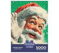 Père Noël 1000 Pièces Puzzle Jeu Éducatif Créatif Noël Jigsaws Belle Décoration Puzzle pour Adultes Et Enfants 38x26cm/1000pcs
