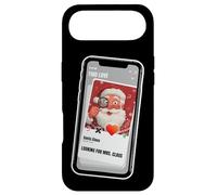 Père Noël Amoureux des Applications de Rencontres pour Un Causeuse de Noël drôle Coque pour iPhone Air