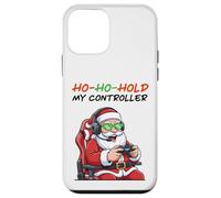 Père Noël Amusant avec Un Joueur de Noël Qui Tient ma Manette Coque pour iPhone 12 Mini
