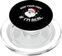 Père Noël Amusant Demandez à Votre Maman si Je suis Vrai Père Noël PopSockets PopGrip pour MagSafe