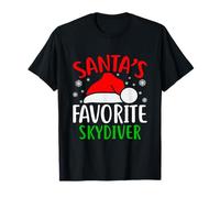 Père Noël Amusant Parachutiste préféré du Père Noël T-Shirt