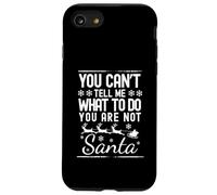 Père Noël Amusant Vintage You Can't Tell Me What to Do Xmas Coque pour iPhone SE (2020) / 7/8