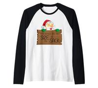 Père Noël Amusant « You Should See The Size of My Sack » Manche Raglan