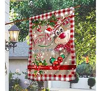 Père Noël, Arrête-Toi Ici, S'Il Te Plaît Drapeau De Jardin Ésistantes À La Décoloration Jardin Signe Supérieure Drapeau De Décoration Décoration Pour Pelouse Porche Maison M