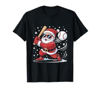 Père Noël au bâton - Baseball Festif T-Shirt