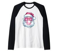 Père Noël avec Gomme à Bulles Manche Raglan