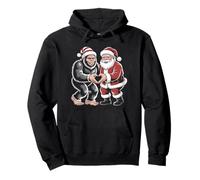 Père Noël Bigfoot drôle Noël Sweat à Capuche