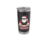 Père Noël Bingo Gobelet isotherme en acier inoxydable double paroi