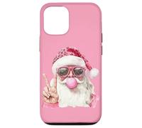 Père Noël Bubble Gum Rose drôle Fille Femme Enfant Noël Coque pour iPhone 12/12 Pro