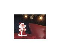 Père Noël chantant et dansant - Rocking Santa - 16 cm - Rouge - Plastique - Intérieur