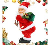 Père Noël chantant - Père Noël chantant, Santa Claus dansant avec de la musique Jouet de Père Noël secouant le butin Jouet de Père Noël électrique chantant pour les filles