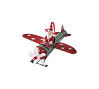 Père Noël classique avec fenêtre en métal de renne décoration suspendue pour étagère de vacances manteau fer fenêtre de Noël décorations