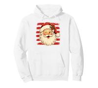 Père Noël clin d'œil Vintage Esprit de Noël Sweat à Capuche