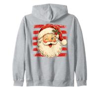 Père Noël clin d'œil Vintage Esprit de Noël Sweat à Capuche