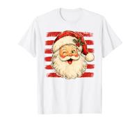 Père Noël clin d'œil Vintage Esprit de Noël T-Shirt