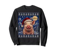 Père Noël Cochon Moche Noël Sweatshirt