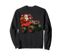Père Noël conduisant Un Gros Camion de Noël Sweatshirt
