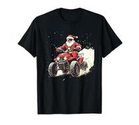 Père Noël Cool sur Un Quad pour des Vacances hilarantes T-Shirt